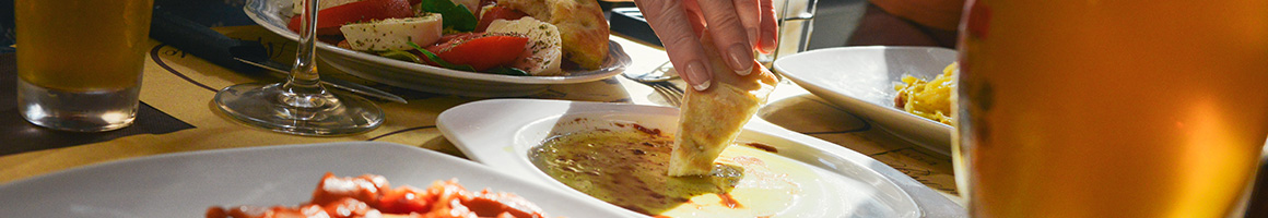 Eating Buffet Indian at Anjappar Chettinad Indian Restaurant restaurant in Bellevue, WA.